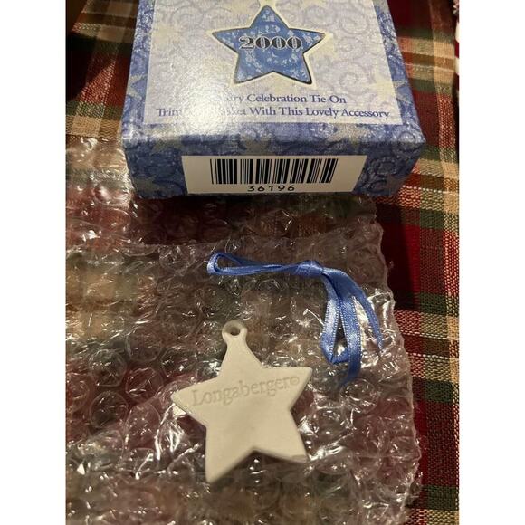 Longaberger Basket tie in Century star 2000 USA pottery - Picture 2 of 2